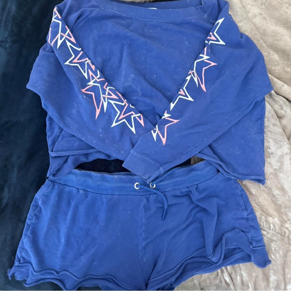 CHRLDR Blue Star Lounge Set - Size M